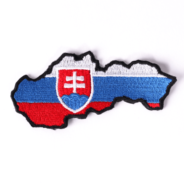 Nášivka - Slovenská vlajka - Mapa